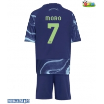 Ajax Raul Moro #7 Bortedraktsett Barn 2025-26 Kortermet (+ Korte bukser)